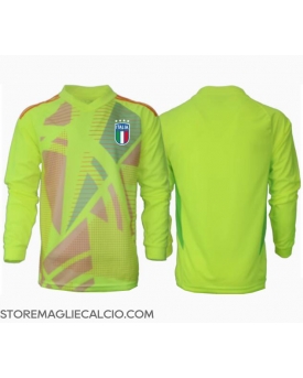 Italia Portiere Maglia Gara Casa Repliche Europei 2024 Maniche Lunghe